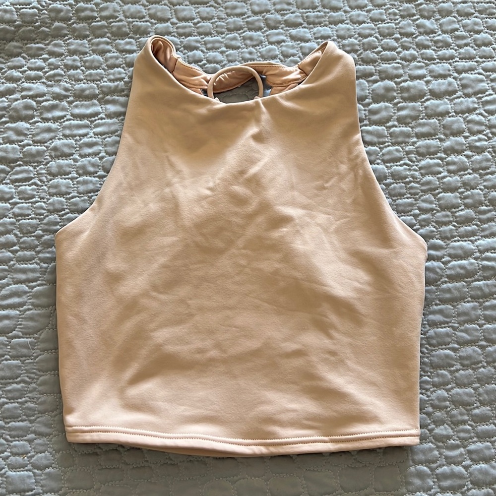 Cropped alo yoga workout top size small